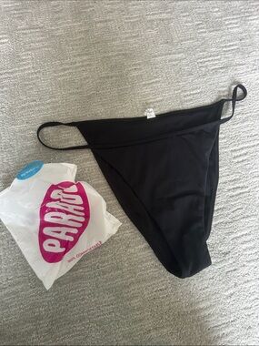 PARADE Black Minimal Bikini Bottom